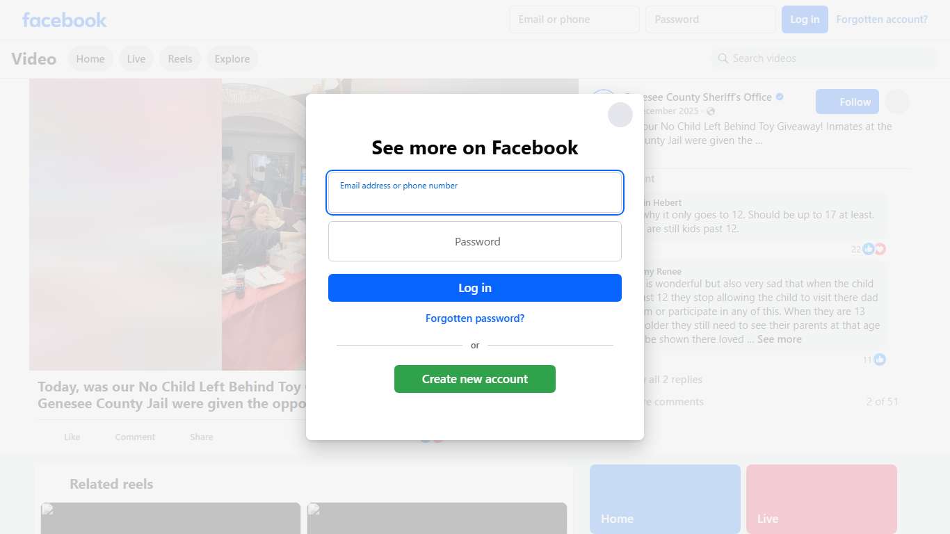 Today, was our No Child Left Behind Toy Giveaway! Inmates at the Genesee County Jail were given the opportunity to register their children, ages 0-12, for the program to continue our Operation Restoration efforts. #OperationRestoration #DoSomethingNice #ProtectServeUnify #gcsomichigan Genesee County Sheriff's Office Facebook