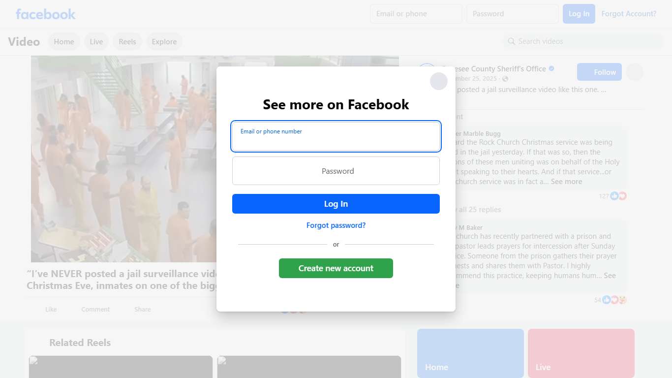 “I’ve NEVER posted a jail surveillance video like this one. Last night on Christmas Eve, inmates on one of the biggest pods came together on their own. No direction. No prompting. They joined hands and quietly recited the Lord’s Prayer. In a place that’s often defined by mistakes and consequences, I saw unity and hope. I saw people choosing something better for themselves and for each other. When this happens, communities are safer and generational incarceration is broken. This is what real cult
